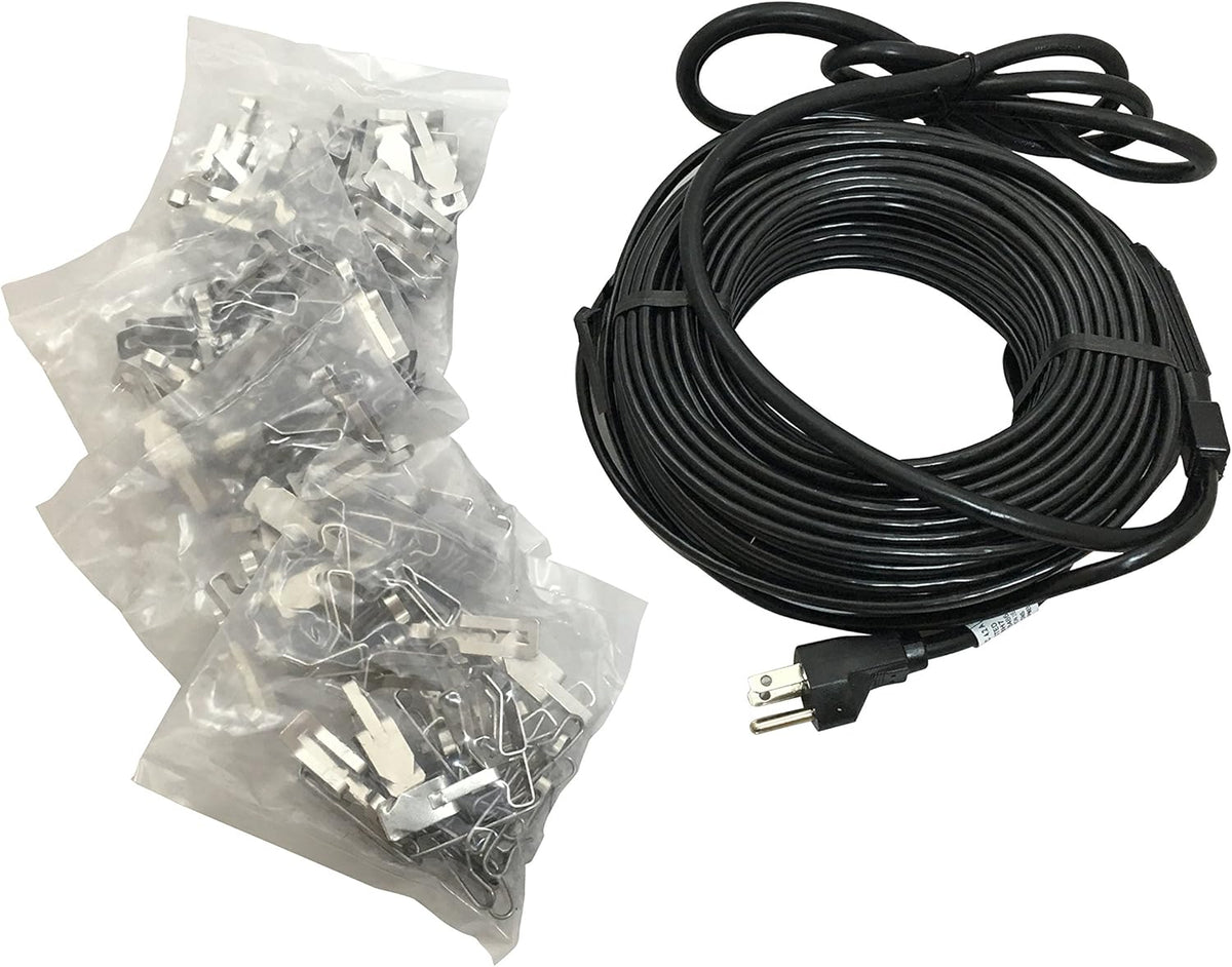 Automatic Electric Roof Cable Kit, 120V, 30ft, Black I27381