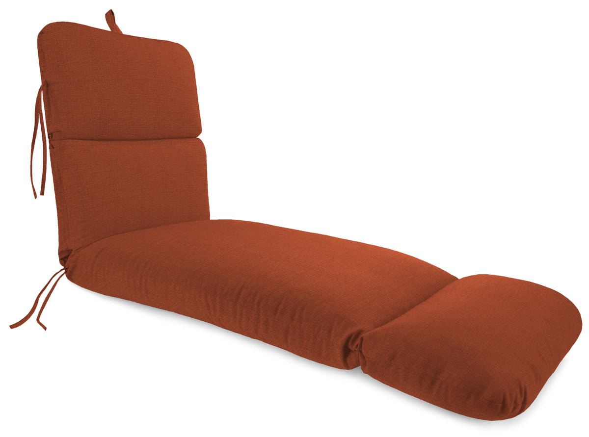 Antique Beige Rectangular Outdoor Chaise Lounge Cushion P9388