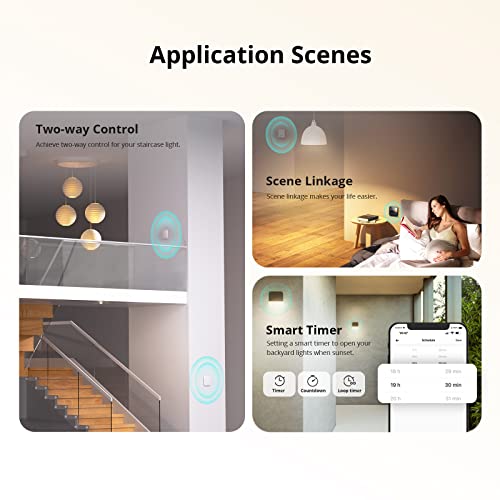Zigbee Smart Light Switch 2 Way 2-Pack R1112