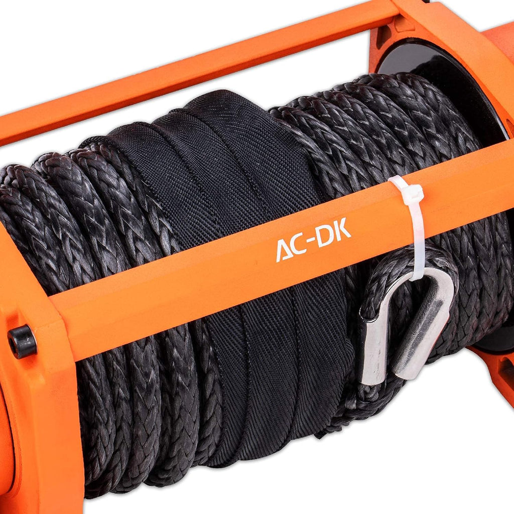 12000 lb Electric Winch with Synthetic Rope, 12V Wireless Remote Waterproof Winch K867