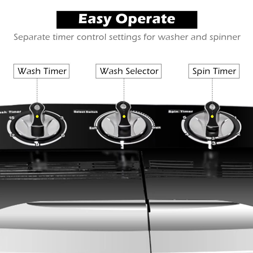 Compact Mini Twin Tub Washing Machine Y4299