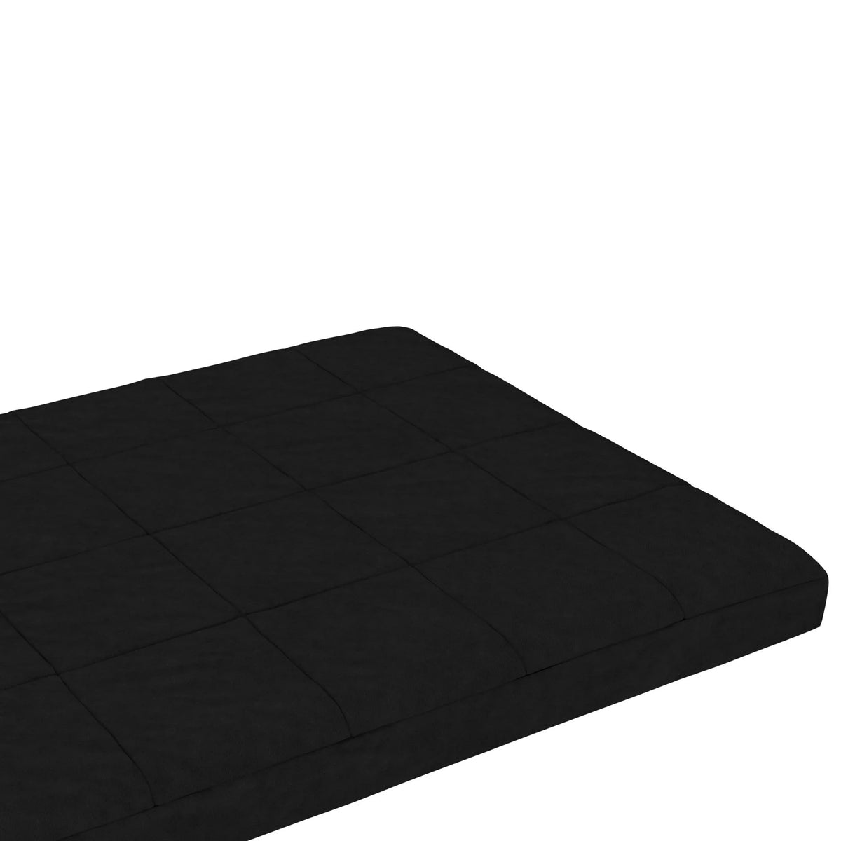 Black Full Size Quilted Microfiber Futon Mattress K800398