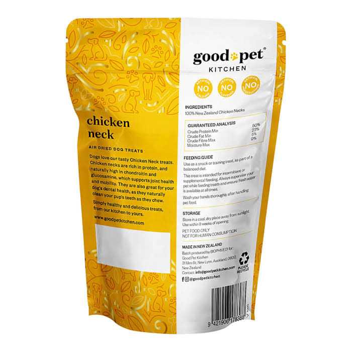 Air Dried Chicken Neck Dog Treat G343