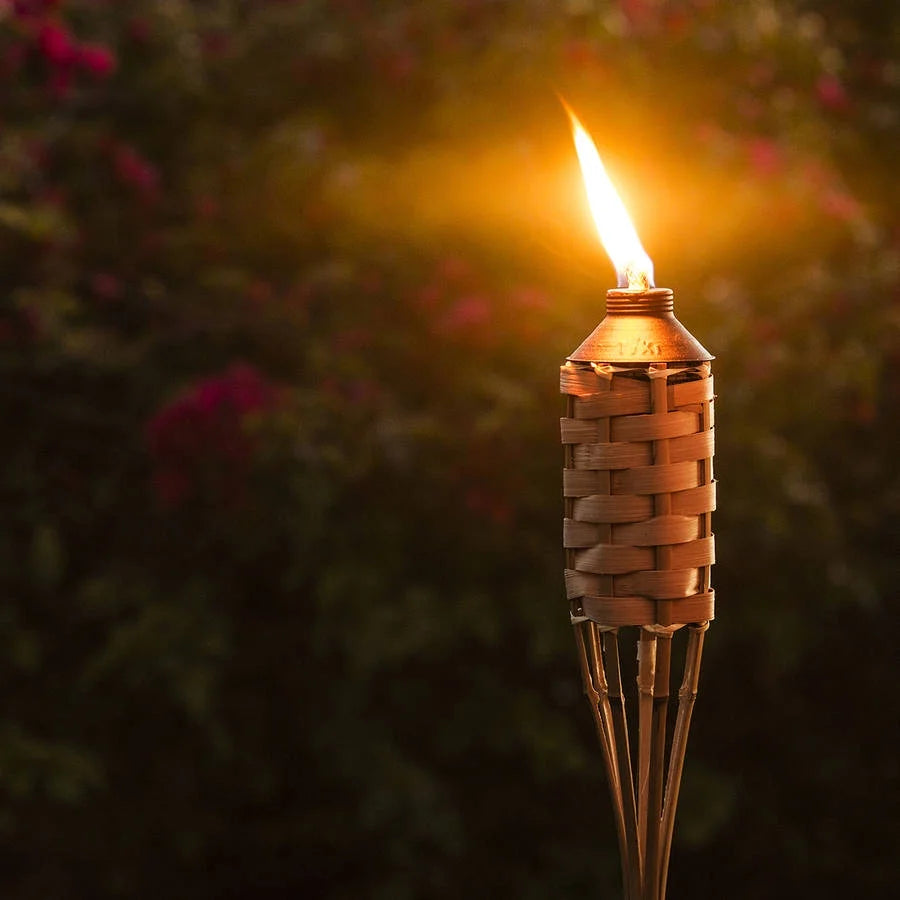 4-Pack 57 inch Bamboo Tiki Torch X7191