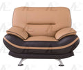 Grey Italian Leather Chair Z622