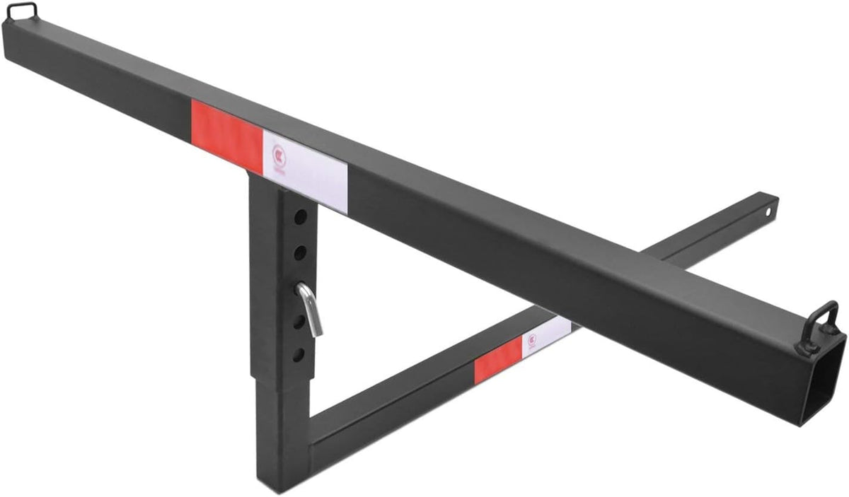 2" Truck Bed Trailer Hitch Mount Extender 500 LBS Capacity Utility Adjustable Universal Pick Up Extension Rack P2660