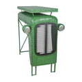 Green Metal Tractor Table K6304