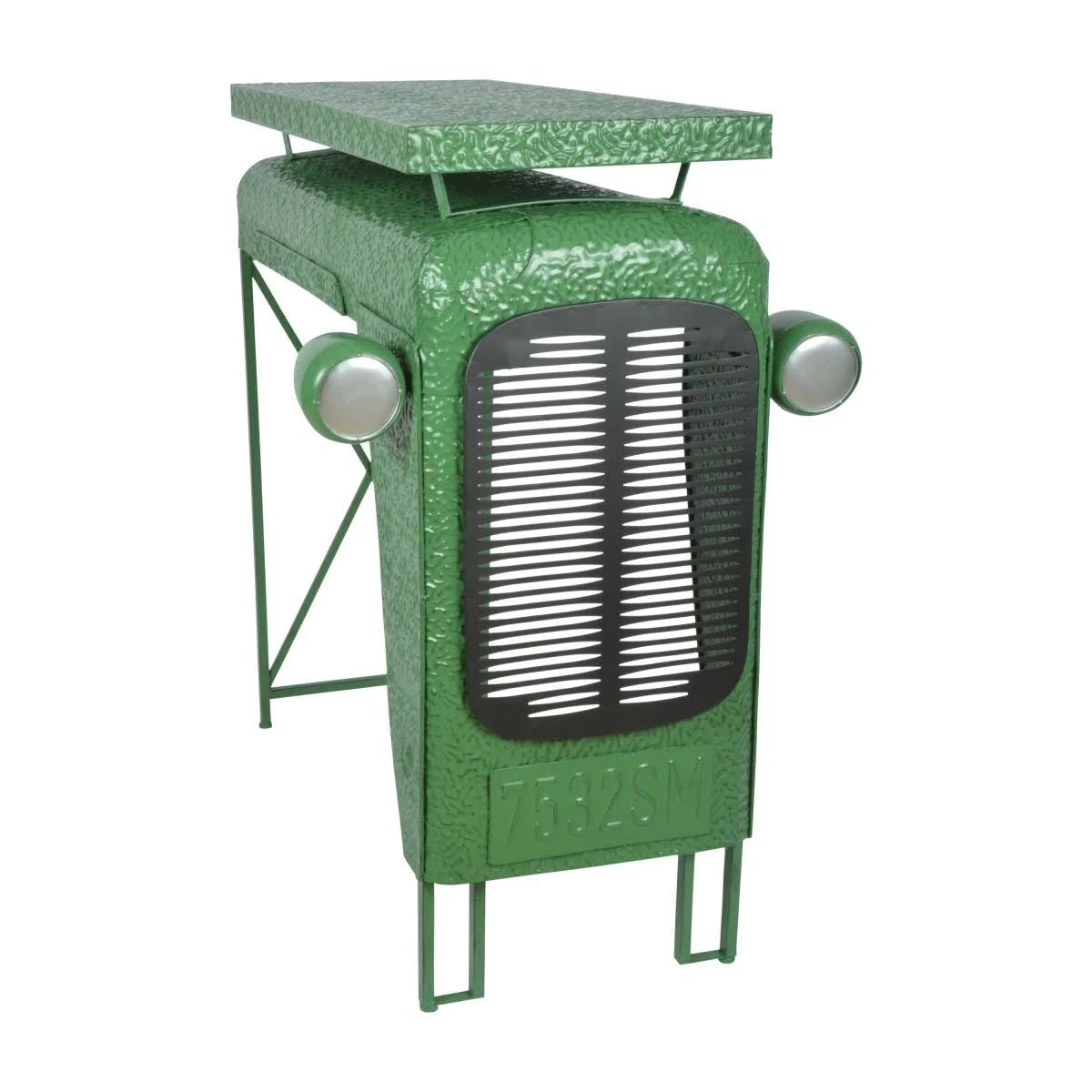 Green Metal Tractor Table K6304