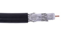 Black RG6 CCS Quad Shielded RF Video Cable G9004