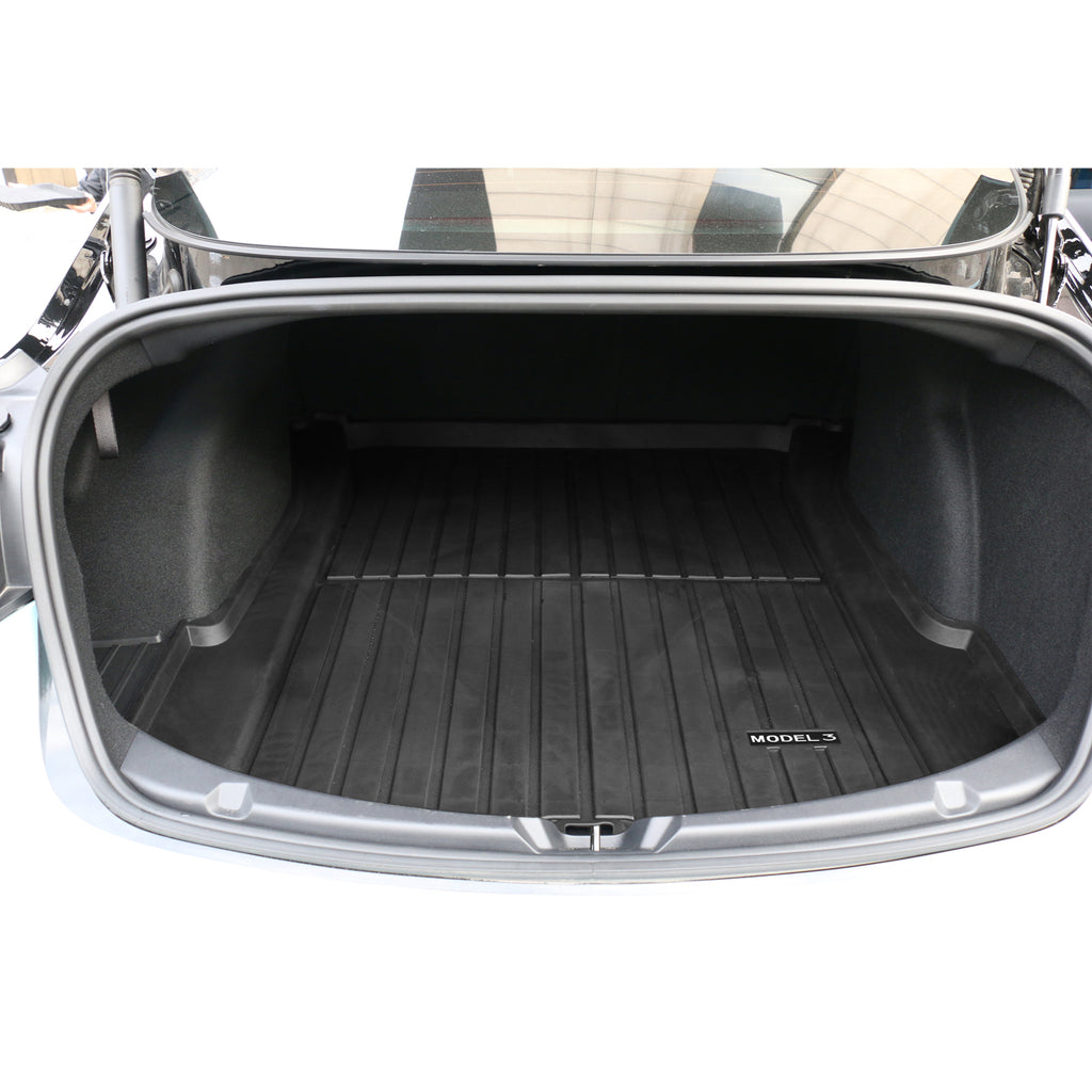 Black Injection TPE All Weather Waterproof Trunk Cargo Liner Mat B946