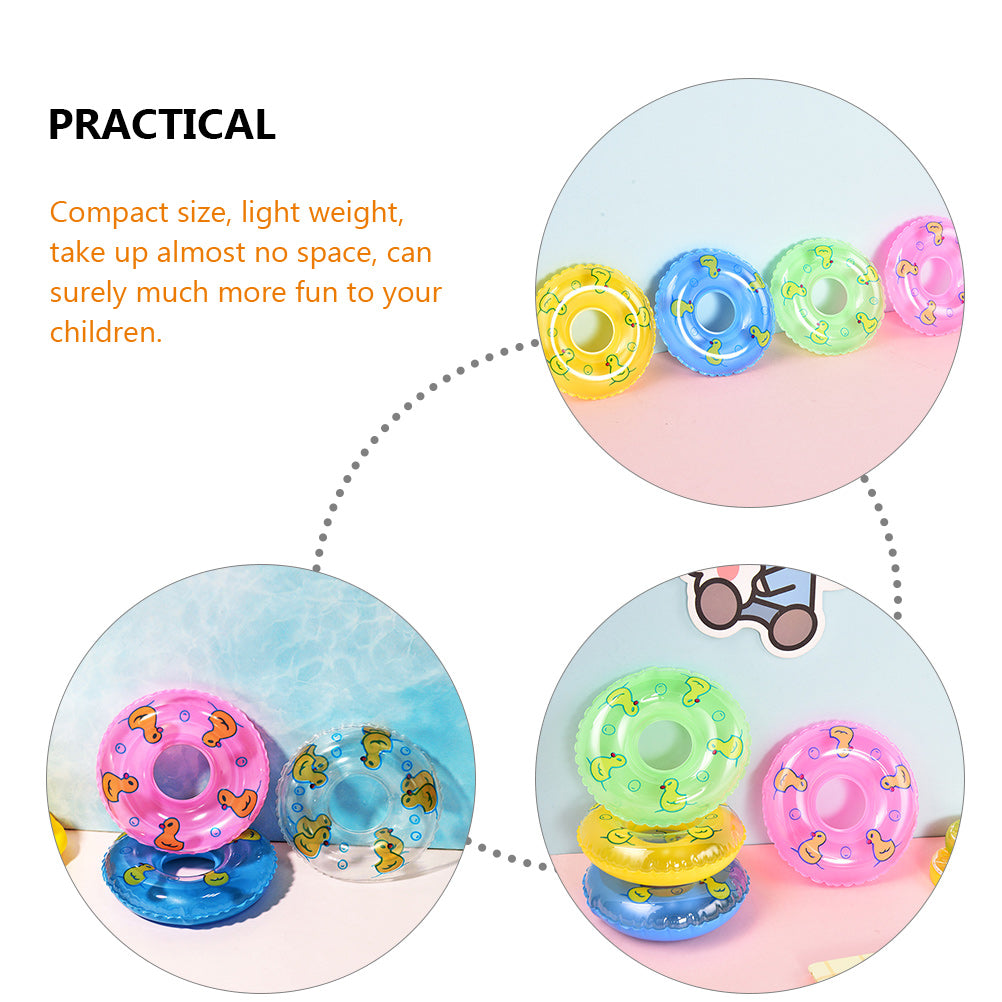 10pcs Inflatable Dolls Swim Rings Toys U503
