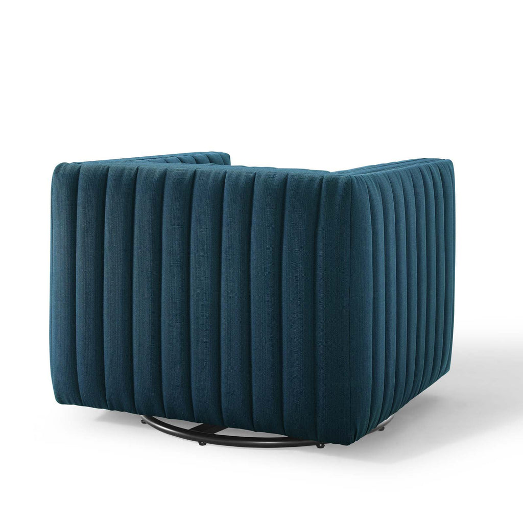 Azure Tufted Swivel Upholstered Armchair N132