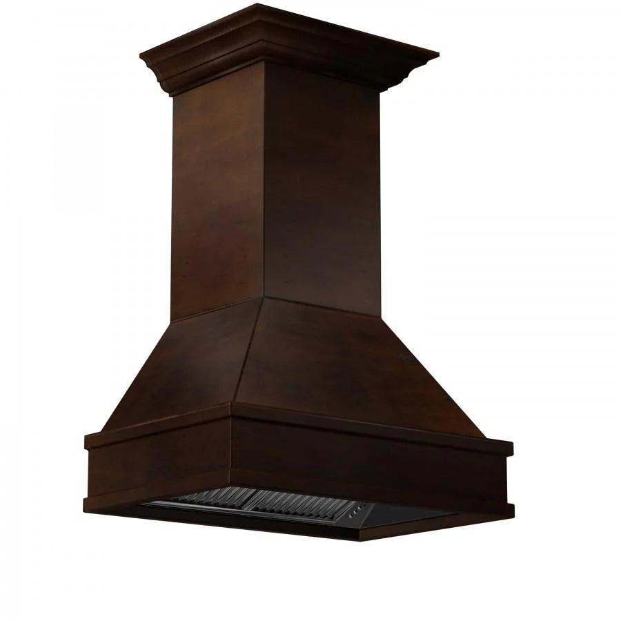 30 in. Wooden Wall Mount Range Hood J48284