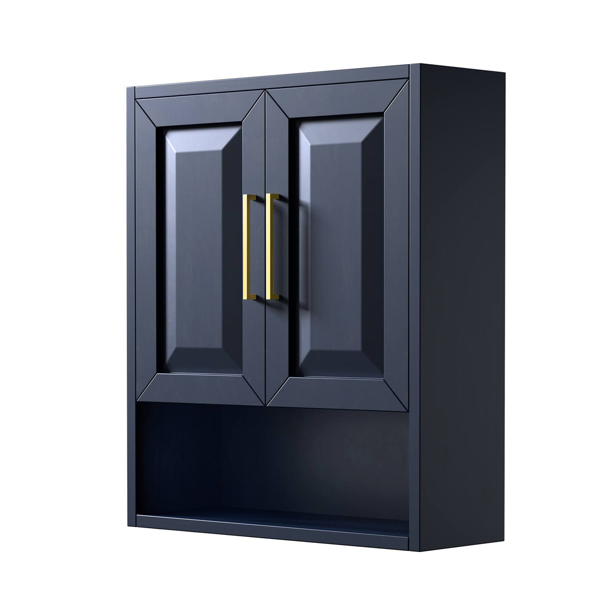 Dark Blue Wall-Mounted Storage Cabinet I888858