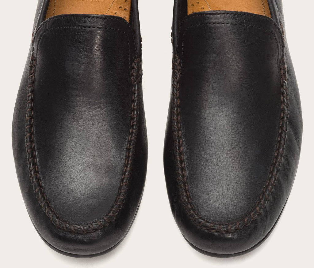 Black Frye Lewis Venetian Shoes U790585