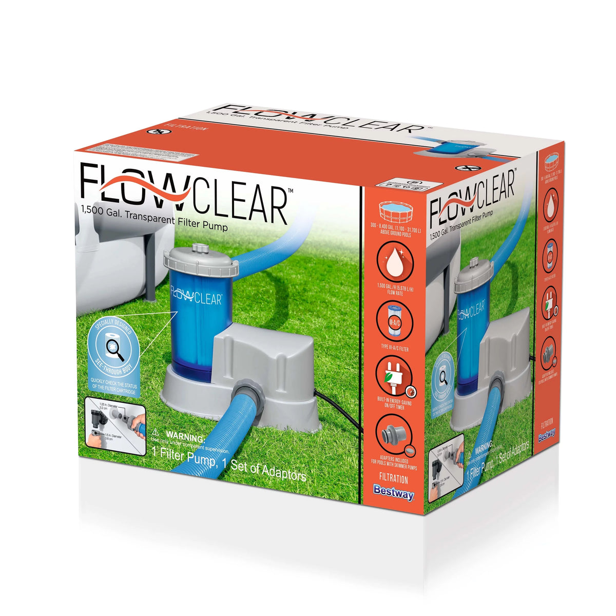 1500 gal. Above-Ground Pool Pump W1547