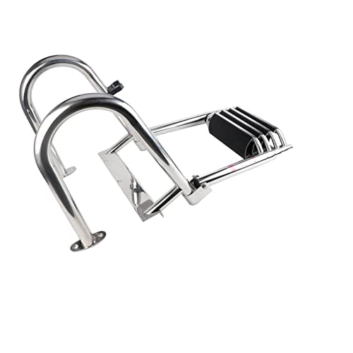 Telescoping Boat Ladder with Hand Railings and Extra Wide Steps D15318