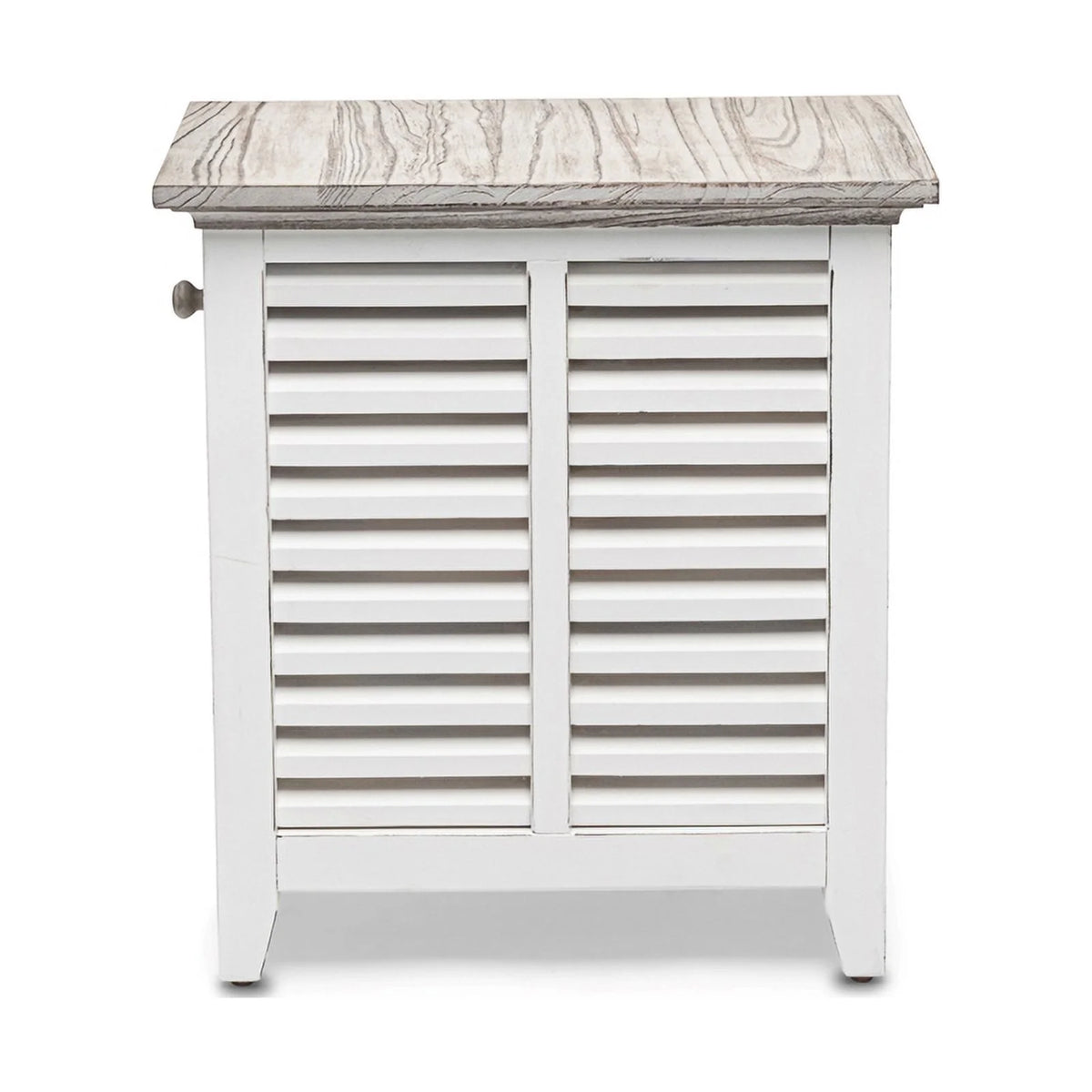Wood Chairside Table with Drawer W630025