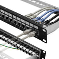 24 Port Cat6A Shielded Patch Panel 1U R447