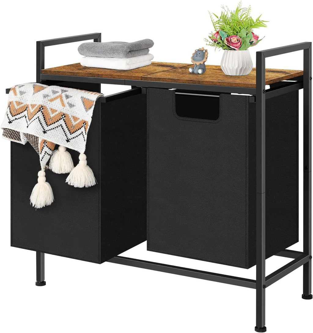 Laundry Hamper with Top Shelf V258