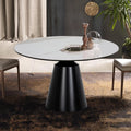 White Ceramic Top Dining Table Y678