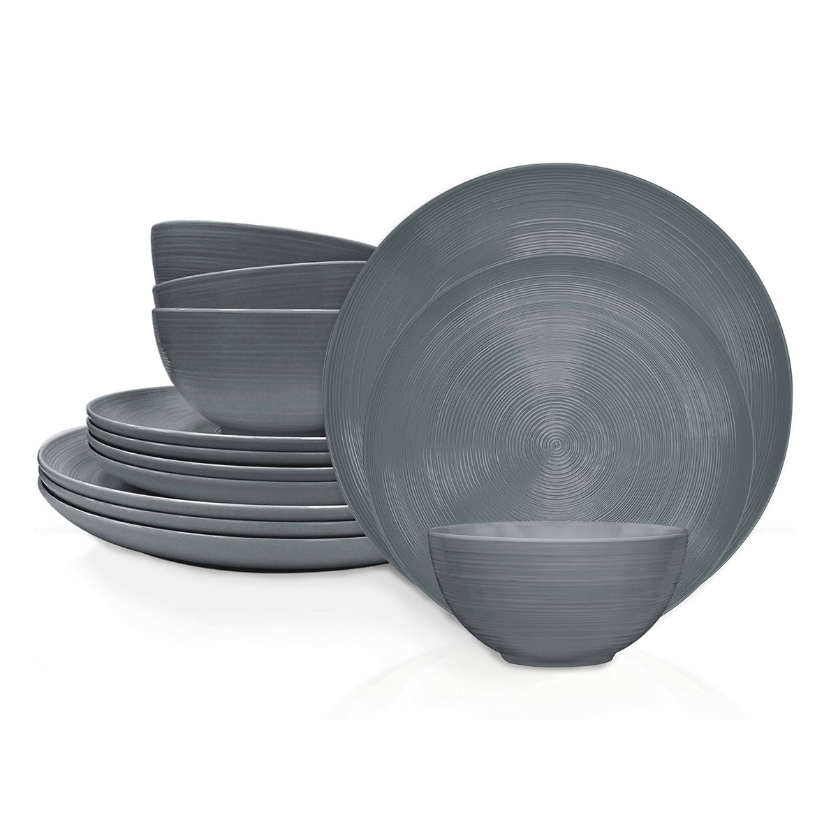 12 Piece Melamine Dinnerware Set R559