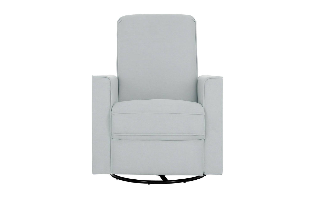 Light Blue Glider Recliner Rocker D84982