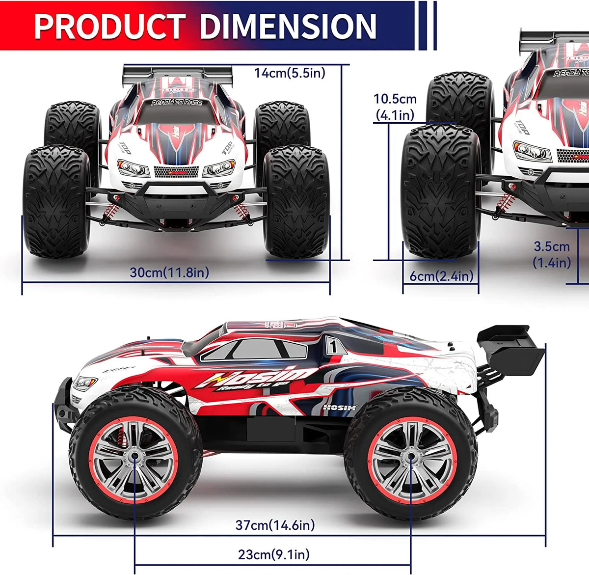 1:12 RC Monster Truck Buggy Toy R3478