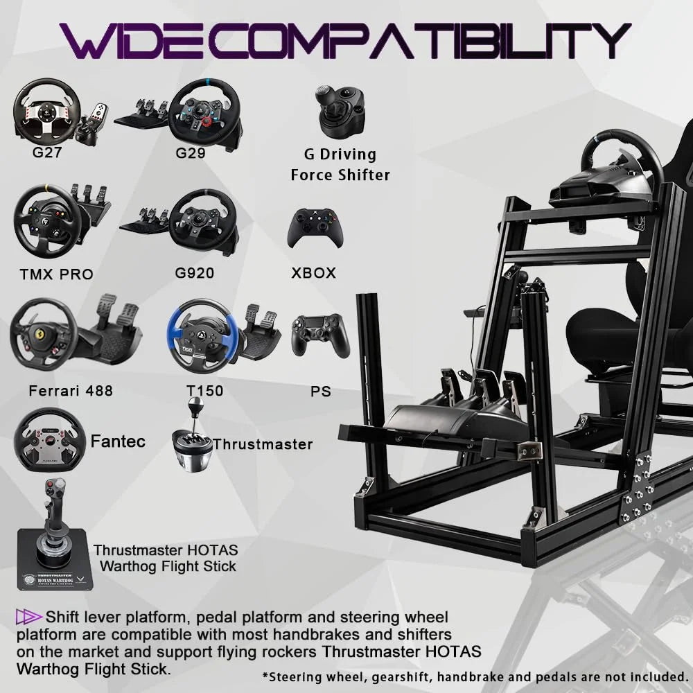 Racing Simulator Cockpit with Seat Q76266