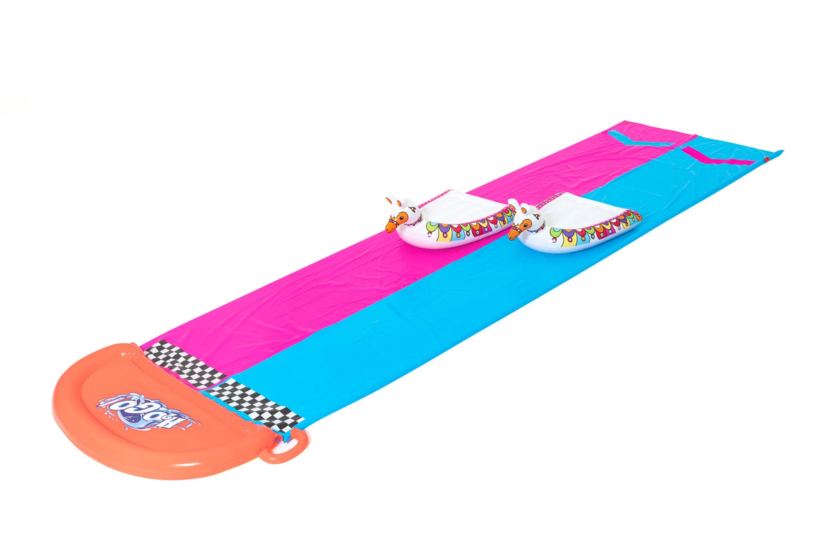 16' Double Race Water Slide with Two Surf Riders J301