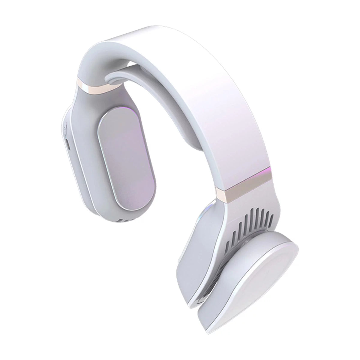 Portable Hanging Cooling Heater Air Conditioner Wearable Neck White Q64270
